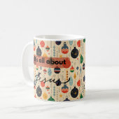 It’s All About Jesus – Colorful Christmas Kaffeetasse (Vorderseite Links)