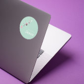 It’s All About Jesus – Pastel Christian Christmas  Runder Aufkleber