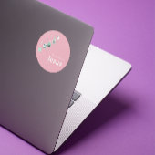  It’s All About Jesus – Pink Pastel Christmas Runder Aufkleber