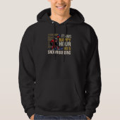 It´s always Happy Hour when I´m Snowboarding Skiin Hoodie (Vorderseite)