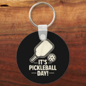 It’s Ckleball Day Dink Srt Player Court Fun Team P Schlüsselanhänger (Vorderseite)