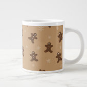 It’s Cocoa Time | Cozy Winter Quote Jumbo-Tasse (Rechts)