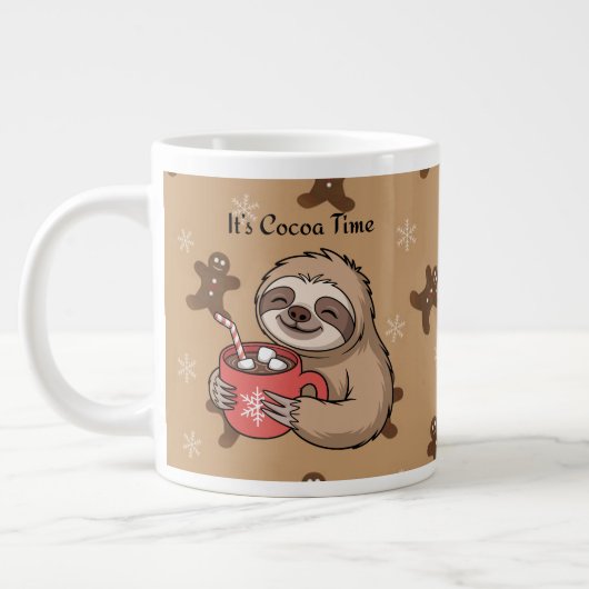 It’s Cocoa Time | Cozy Winter Quote Jumbo-Tasse (Links)