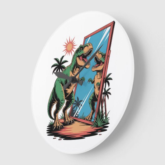 It’s Dinner Time Already? Große Wanduhr (Winkel)