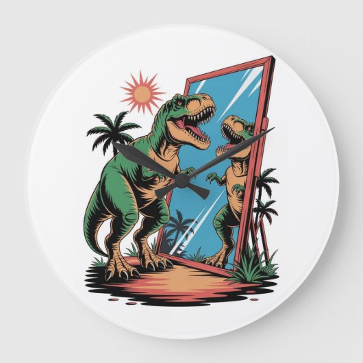 It’s Dinner Time Already? Große Wanduhr (Vorderseite)