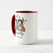 It’s Dr. Actually Animals | Funny Doctor Day Tasse (Vorderseite Links)