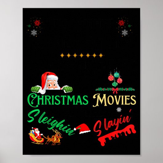 It’s Either Serial Killer Doentaries Or Christmas Poster (Vorne)