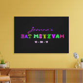 IT"S ELECTRIC Bar Mitzvah Memory Sign-In-Board Leinwanddruck (Insitu (Wohnzimmer))