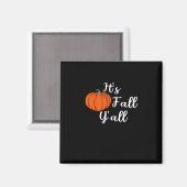 It’s Fall Y’all Cute Fall Aesthetic Style Magnet (Vorderseite/Rückseite)