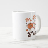 It’s Fall Y’all – Cute Kawaii Pumpkin Spice Latte Jumbo-Tasse (Vorderseite Rechts)