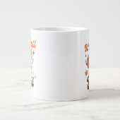 It’s Fall Y’all – Cute Kawaii Pumpkin Spice Latte Jumbo-Tasse (Vorderseite)