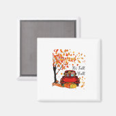 It’s Fall Y’all Pumpkin Leopard Fall Season Autumn Magnet (Vorderseite/Rückseite)