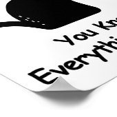 It&#; s Fine I&#; m Fine you Know Funny Cat Poster (Ecke)