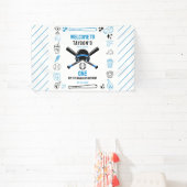It’s Game Time Baseball 1st Birthday – Fun Kids  Banner (InSitu)