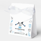 It’s Game Time Baseball 1st Birthday – Fun Kids  Geschenkschachtel (Vorderseite)