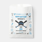 It’s Game Time Baseball 1st Birthday – Fun Kids  Geschenktütchen (Vorderseite)