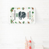 It’s Game Time football 1st Birthday – Fun Kids Banner (InSitu)