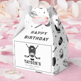 It’s Game Time Hockey 5th Birthday Party Geschenkschachtel