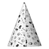 It’s Game Time Hockey 5th Birthday Party  Partyhütchen (Rückseite)