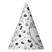 It’s Game Time Hockey 5th Birthday Party  Partyhütchen (Links)