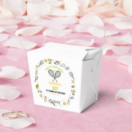 It’s Game Time Tennis 1st Birthday – Fun Kids  Geschenkschachtel