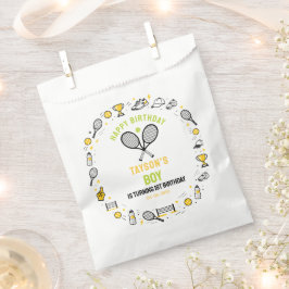 It’s Game Time Tennis 1st Birthday – Fun Kids  Geschenktütchen