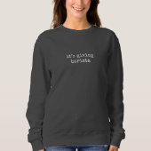 It’s Giving Barista Sweatshirt (Vorderseite)