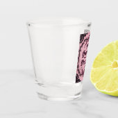 It’s Giving… Blackout | Gothic Pink Shot Glass Schnapsglas (Links)