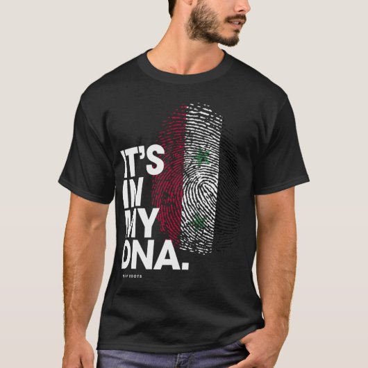 IT_S IN MEIN DNA - Syrien-Flaggen-Shirt Syriens Ro T-Shirt (Vorderseite)