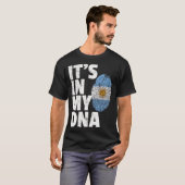IT_S IN MEINER DNA - argentinische Flagge - Primar T-Shirt (Vorne ganz)