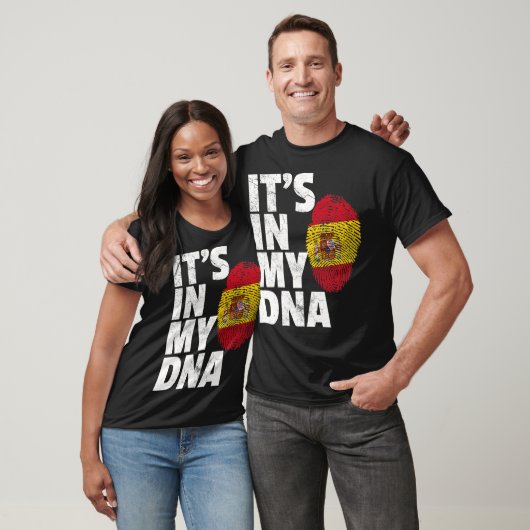 IT_S IN MEINER DNA - Spanischer Flaggenstaat - Nat T-Shirt (Unisex)