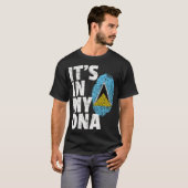 IT_S IN MEINER DNA St. Saint Lucia Flag Offizielle T-Shirt (Vorne ganz)