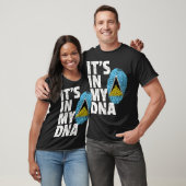 IT_S IN MEINER DNA St. Saint Lucia Flag Offizielle T-Shirt (Unisex)