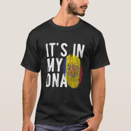 It’s in my DNA Andorra Flag Fingerprints T-Shirt