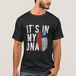 It’s in my DNA Chile Flag Fingerprints T-Shirt