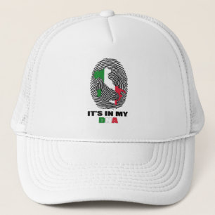 It’s In My DNA Italy Patriotic Proud Italian Truckerkappe