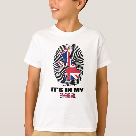 It’s In My DNA UK Patriotic United Kingdom British T-Shirt (Vorderseite)