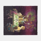 “It’s Just a Fantasy” Fleece Blanket (Vorderseite (Horizontal))