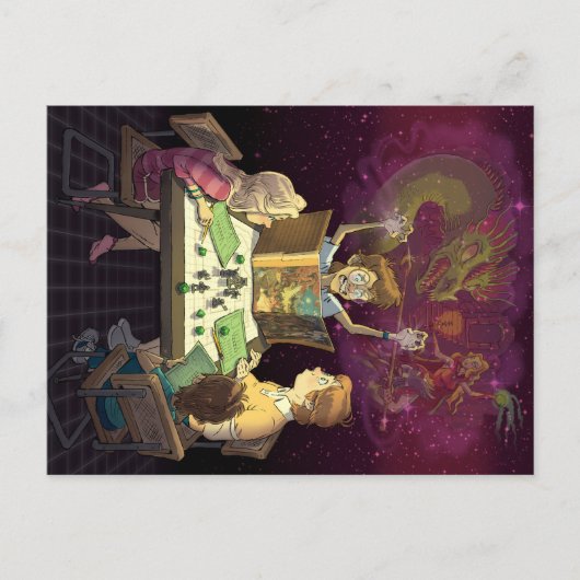 “It’s Just a Fantasy” Postcard Postkarte (Vorderseite)