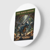 It’s Just Bread Große Wanduhr (Winkel)