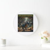 It’s Just Bread Große Wanduhr (Zuhause)