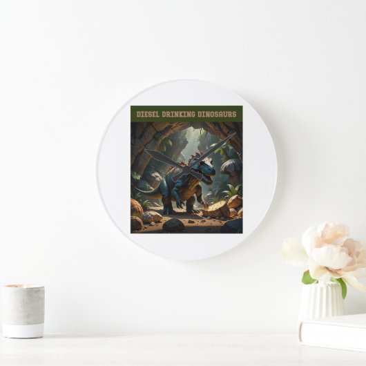 It’s Just Bread Große Wanduhr (Zuhause)