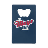 It’s Maye Time | Game Day Fan Gear Geldbeutel Flaschenöffner (Rückseite)