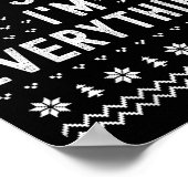 It’s Me I’m Everything Christmas Matching Couple W Poster (Ecke)
