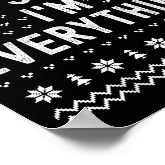 It’s Me I’m Everything Christmas Matching Couple W Poster (Ecke)