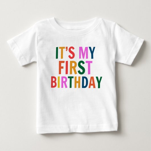 It’s My 1st Birthday Baby T-shirt (Vorderseite)