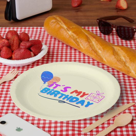 IT´S MY BIRTHDAY TODAY PAPPTELLER (Picknick)