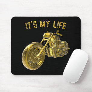 „It’s My Life“: Golden Bike 3D - Mousepad