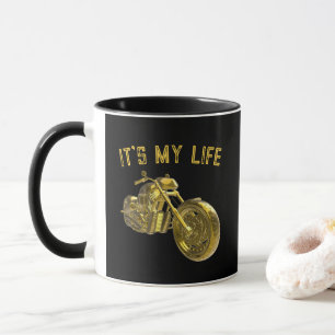 „It’s My Life“: Golden Bike 3D - Tasse