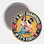 It s Not Hoarding If It s Vinyl Magnet (Vorderseite/Rückseite)